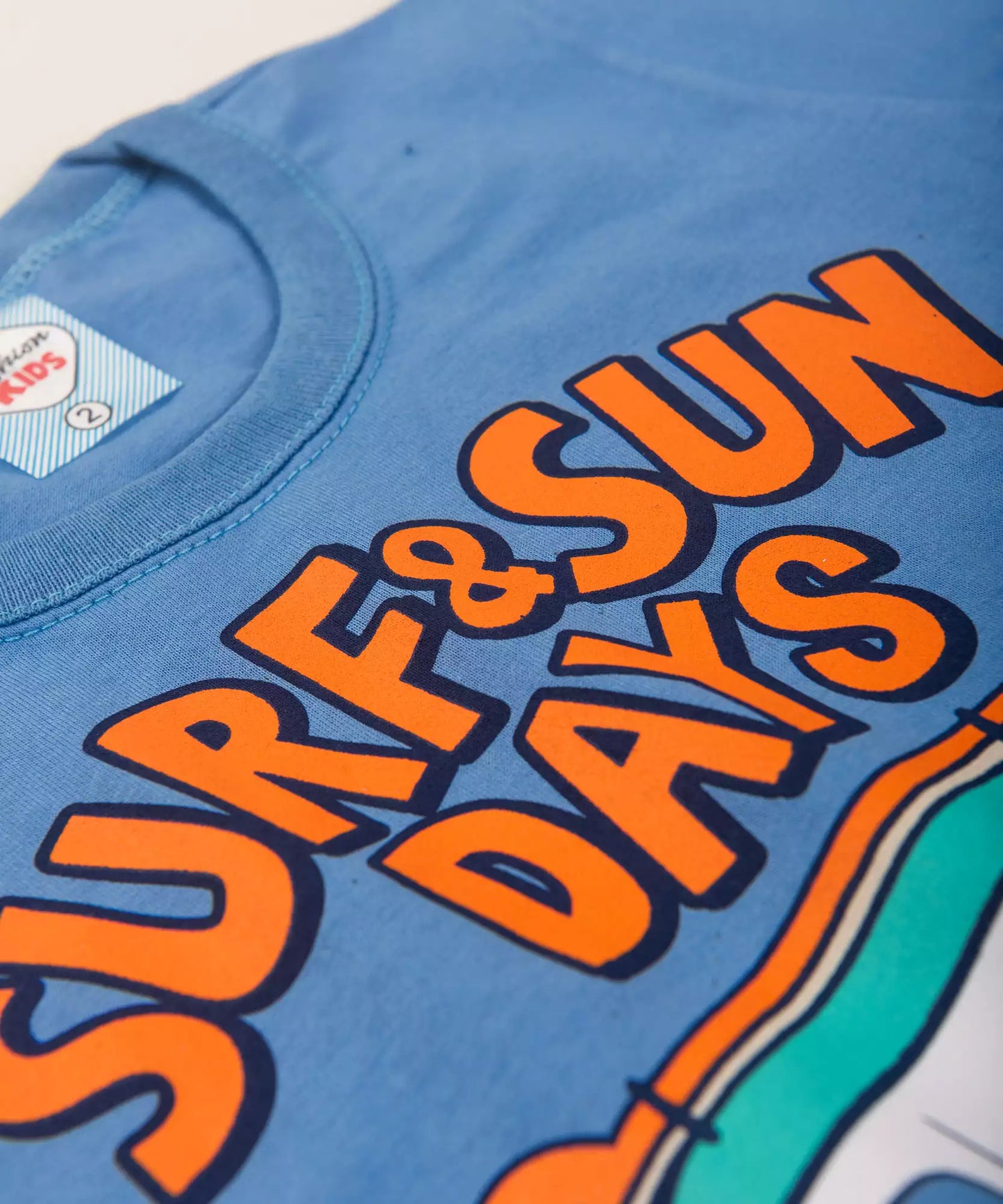 Conjunto de Verão para Menino Kombi Azul