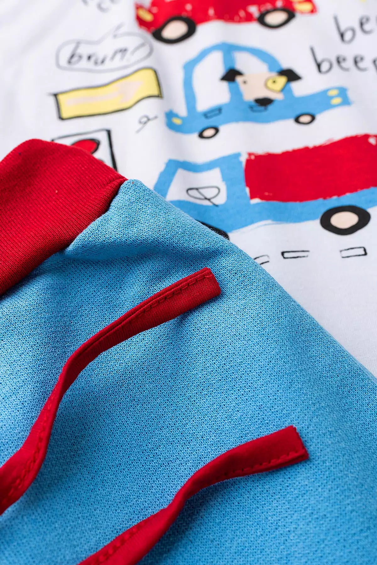 Conjunto de Verão para Menino Little Car Branco