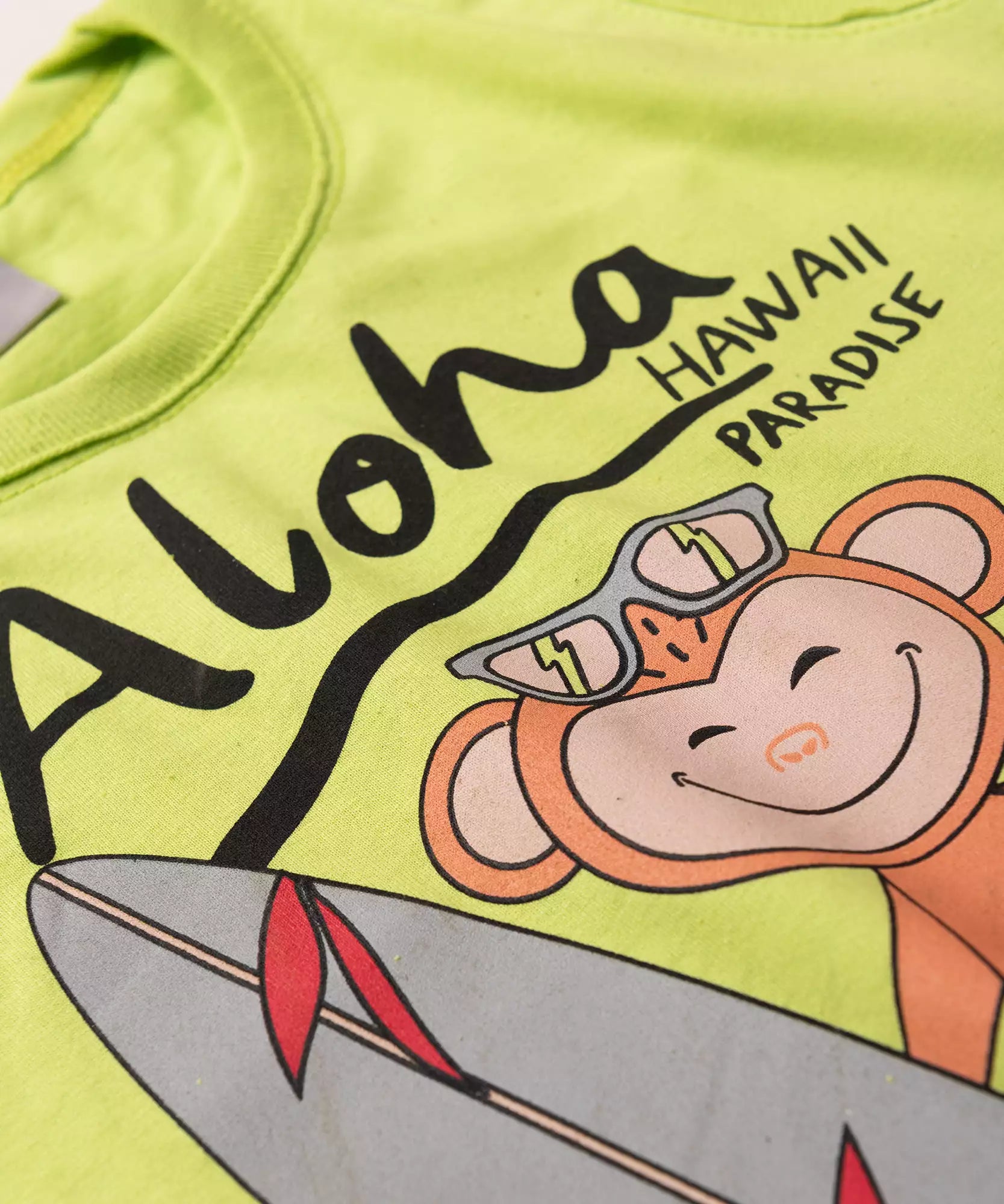 Conjunto de Verão para Menino Macaquinho Verde