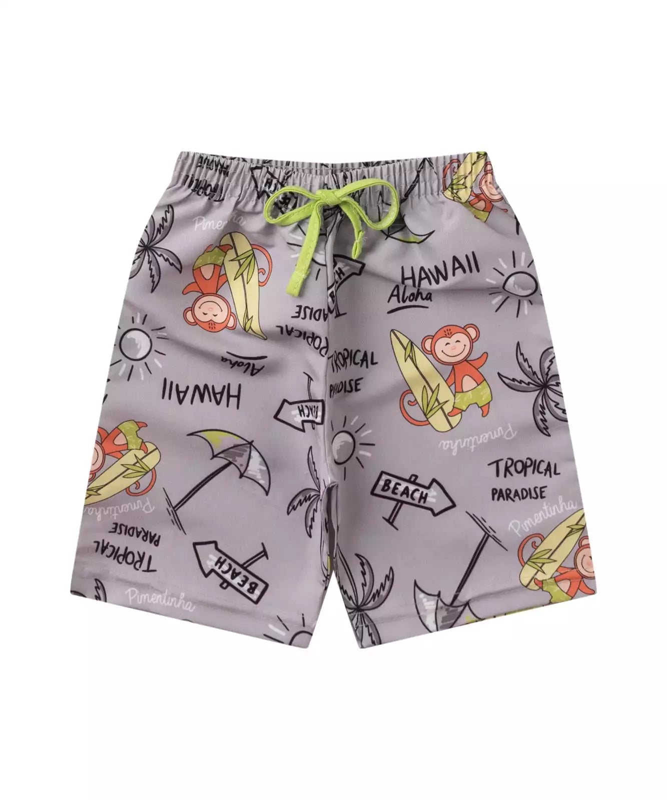 Conjunto de Verão para Menino Macaquinho Verde