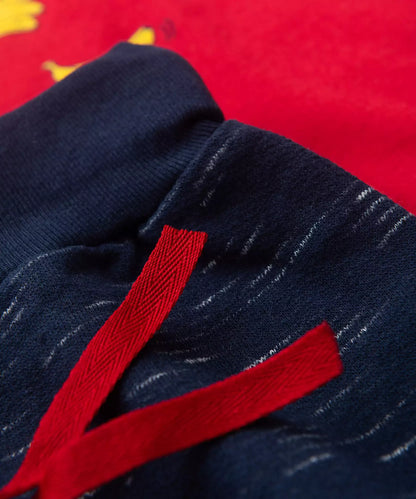 Conjunto de Verão para Menino Macaquinho Vermelho