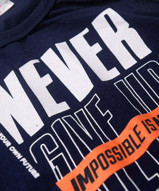 Conjunto de Verão para Menino Never Up Marinho