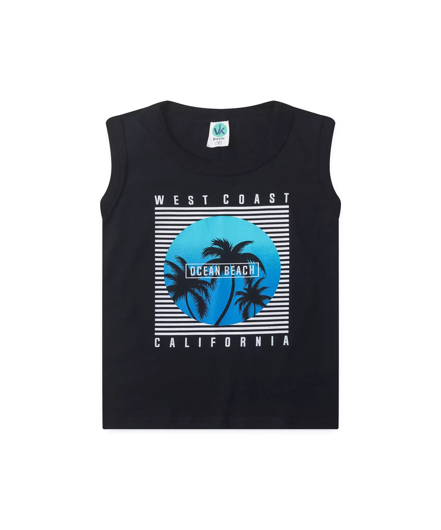 Conjunto de Verão para Menino Ocean Beach Preto