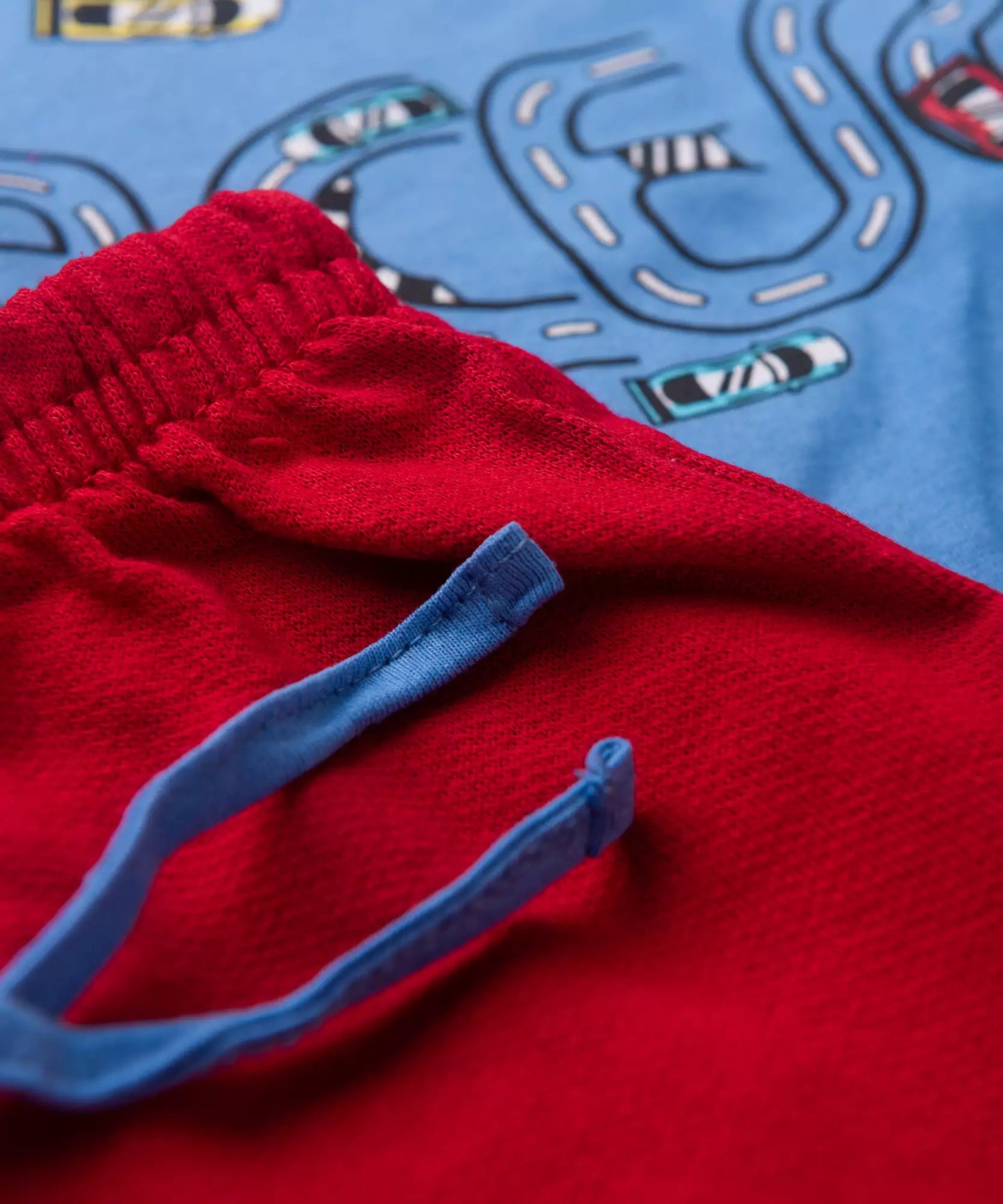 Conjunto de Verão para Menino Race Azul