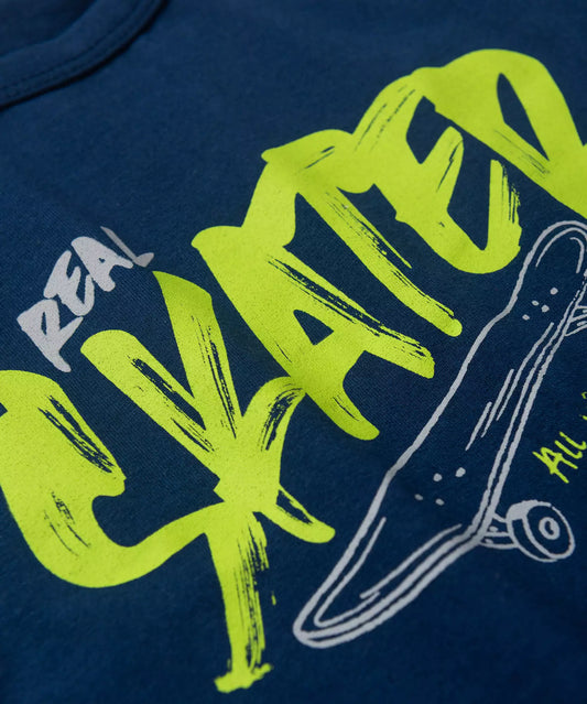 Conjunto de Verão para Menino Real Skate Marinho