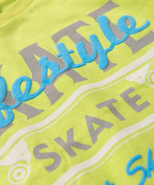 Conjunto de Verão para Menino Skate em Verde