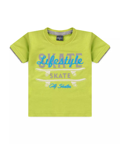 Conjunto de Verão para Menino Skate em Verde