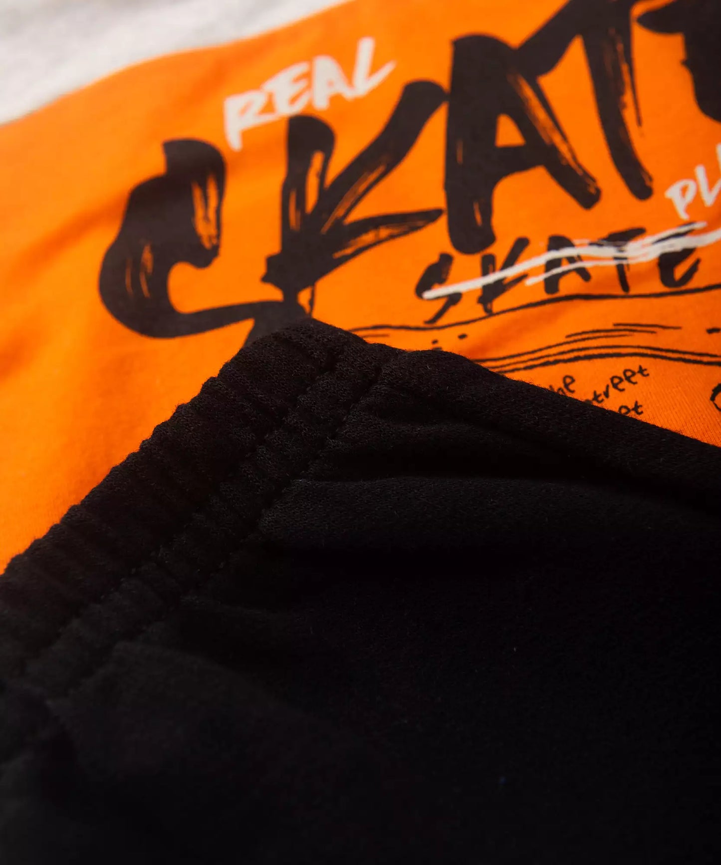 Conjunto de Verão para Menino Skater Mescla