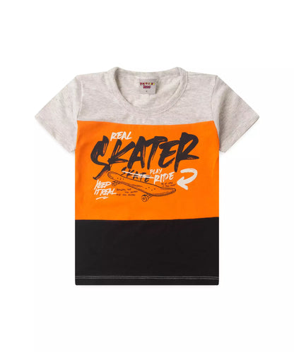Conjunto de Verão para Menino Skater Mescla