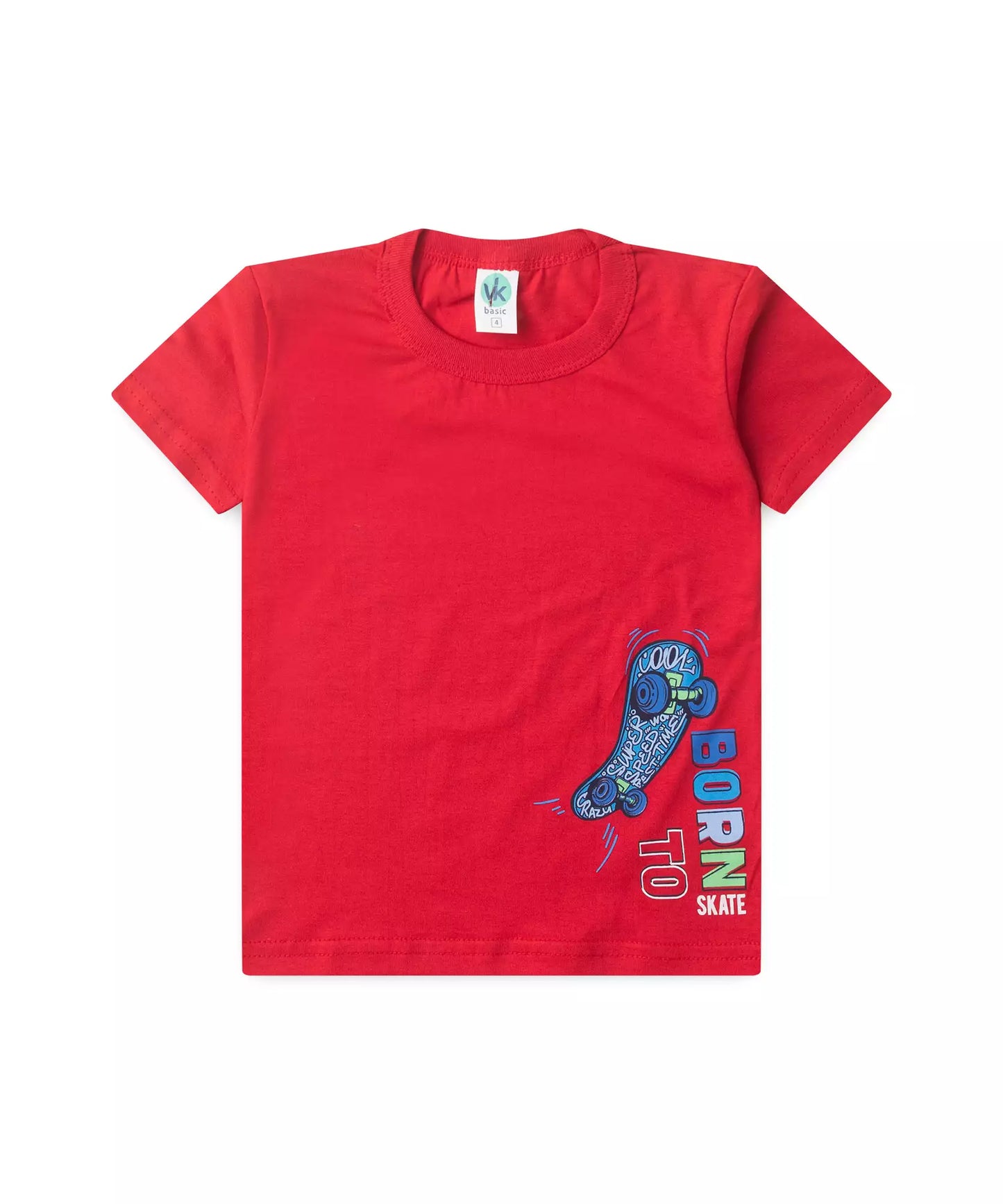 Conjunto de Verão para Menino Skater Style Vermelho