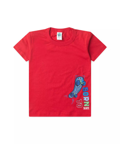 Conjunto de Verão para Menino Skater Style Vermelho