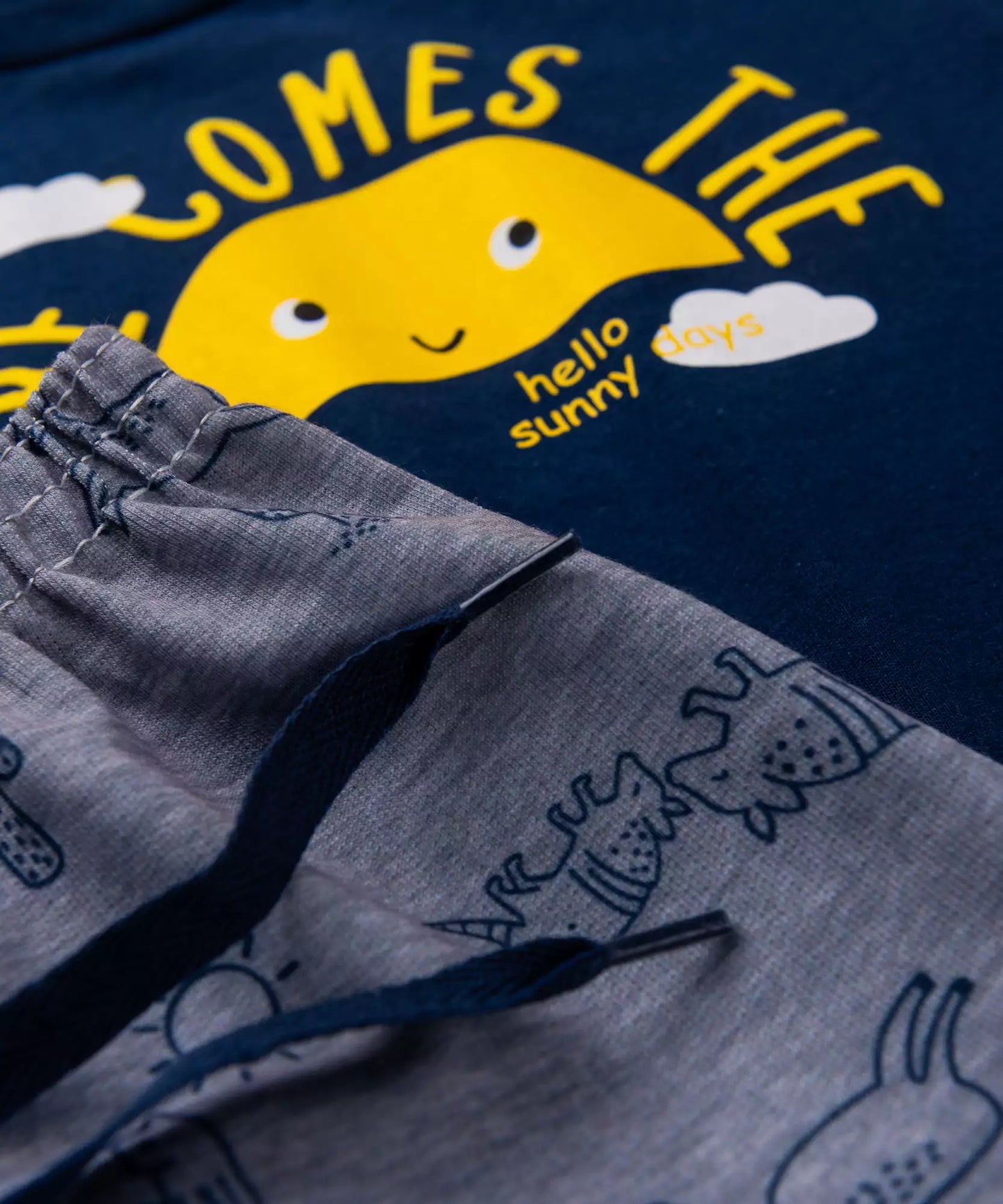 Conjunto de Verão para Menino Sol Marinho