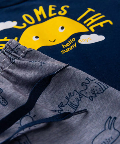 Conjunto de Verão para Menino Sol Marinho