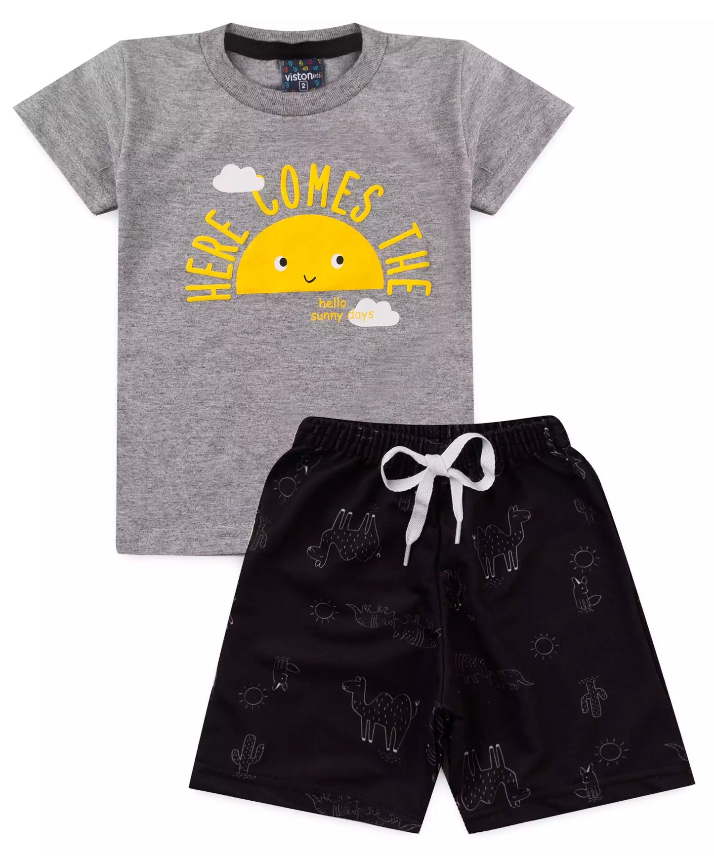 Conjunto de Verão para Menino Sol Mescla
