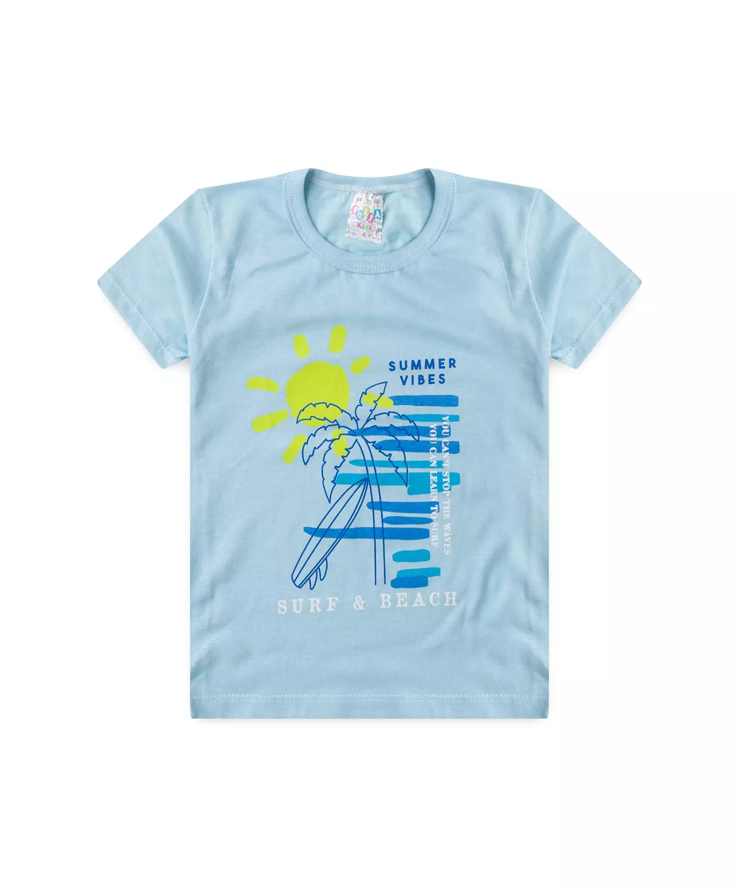 Conjunto de Verão para Menino Summer Vibes Azul