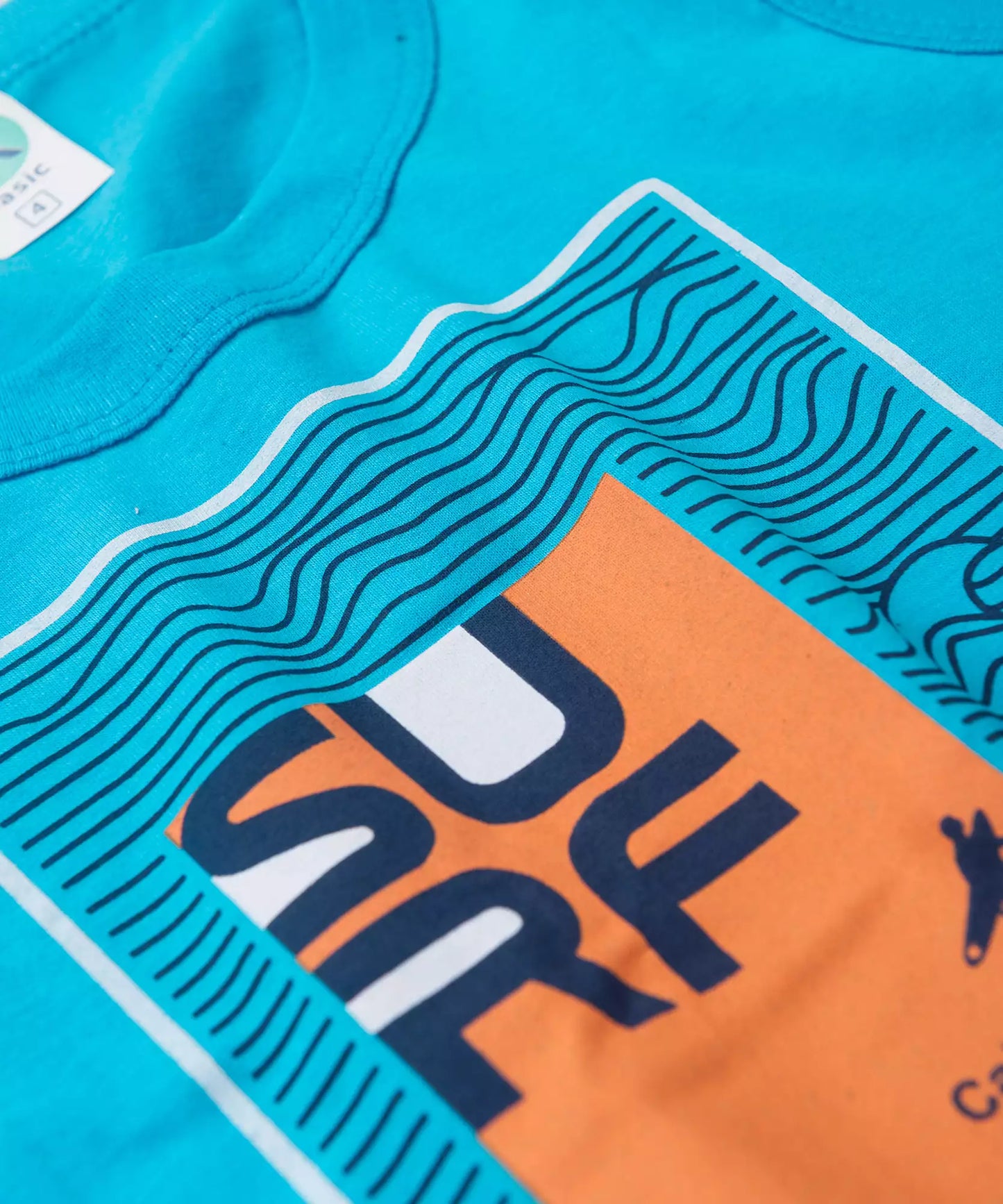 Conjunto de Verão para Menino Surfista Azul
