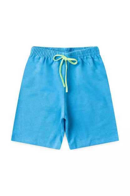 Conjunto de Verão para Menino Tubarão Surf Verde