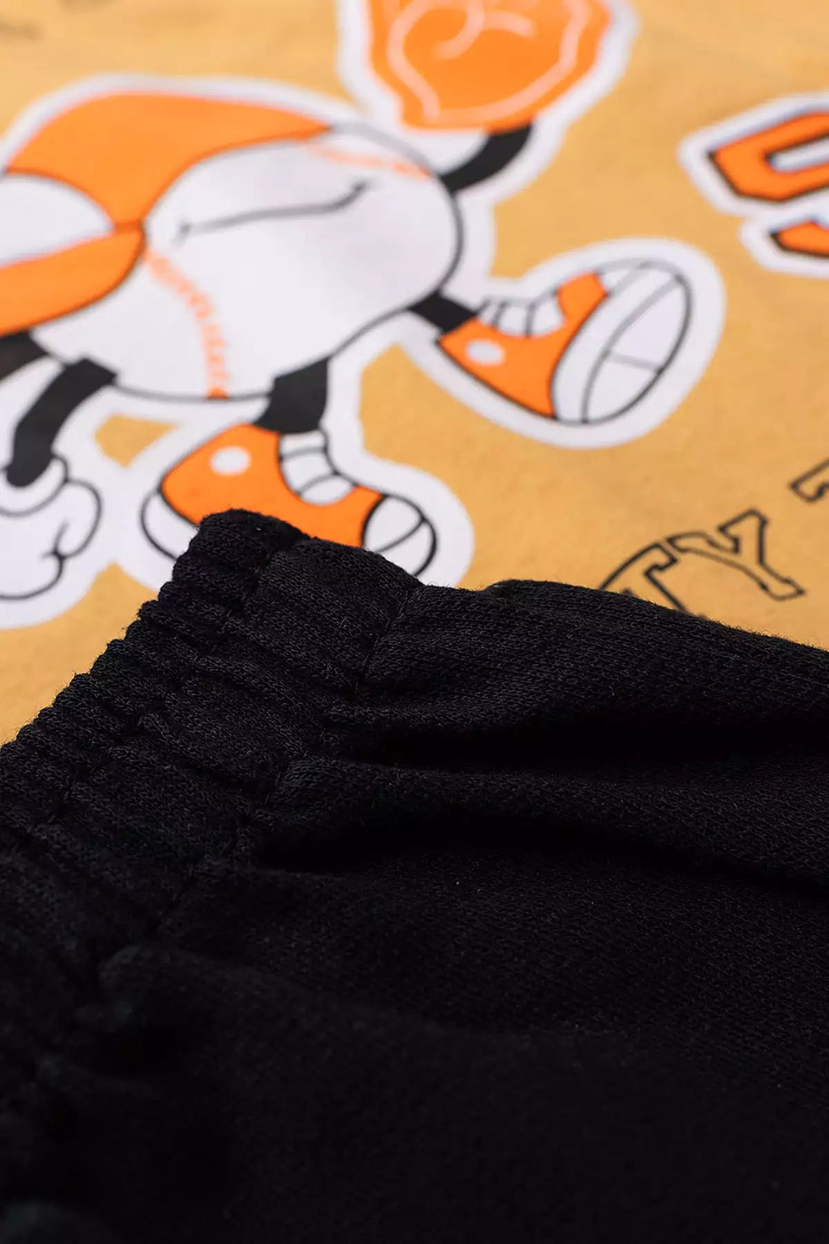 Conjunto de Verão para Menino Varsity Team Marrom