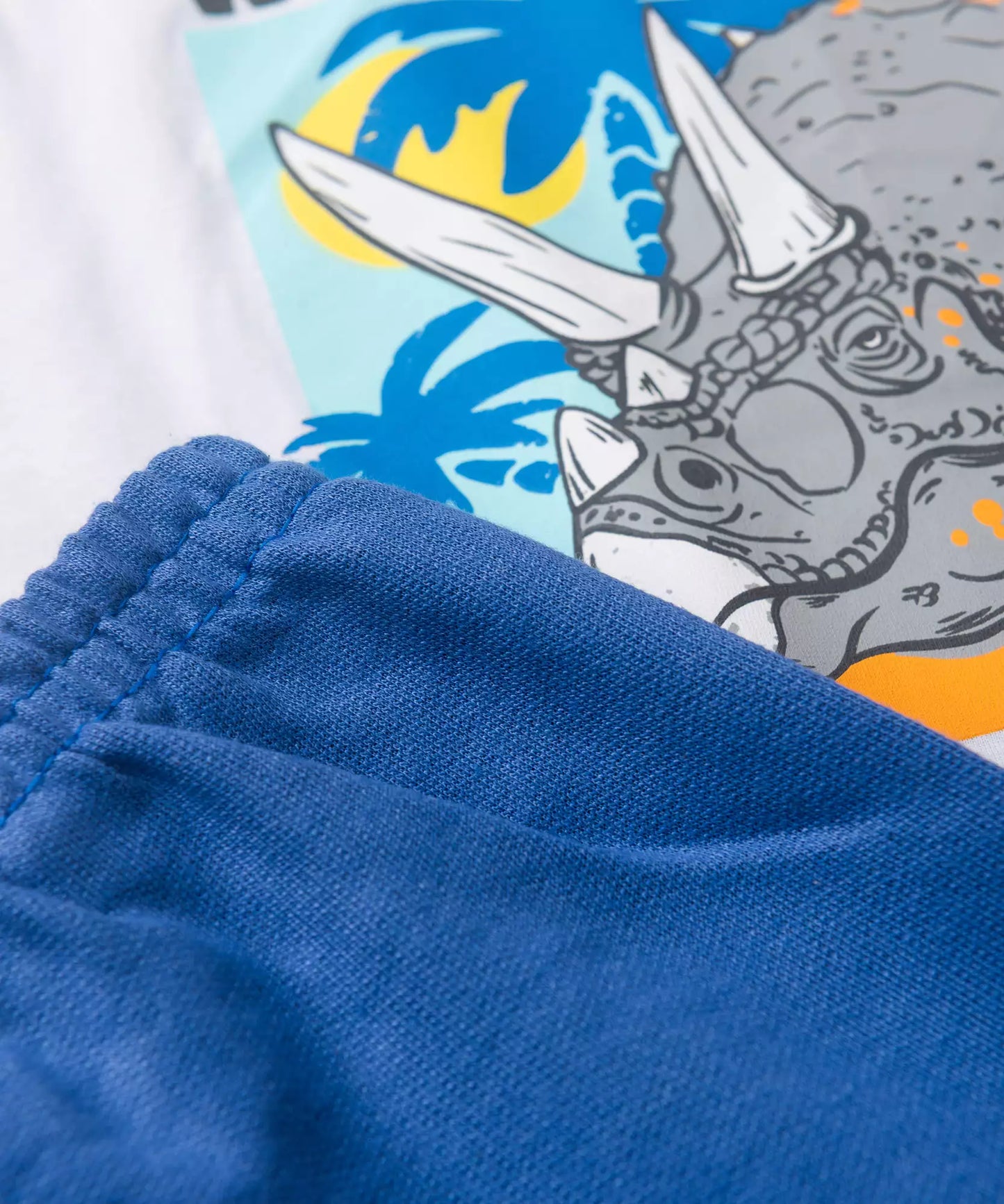 Conjunto de Verão para Menino Wild e Free Branco