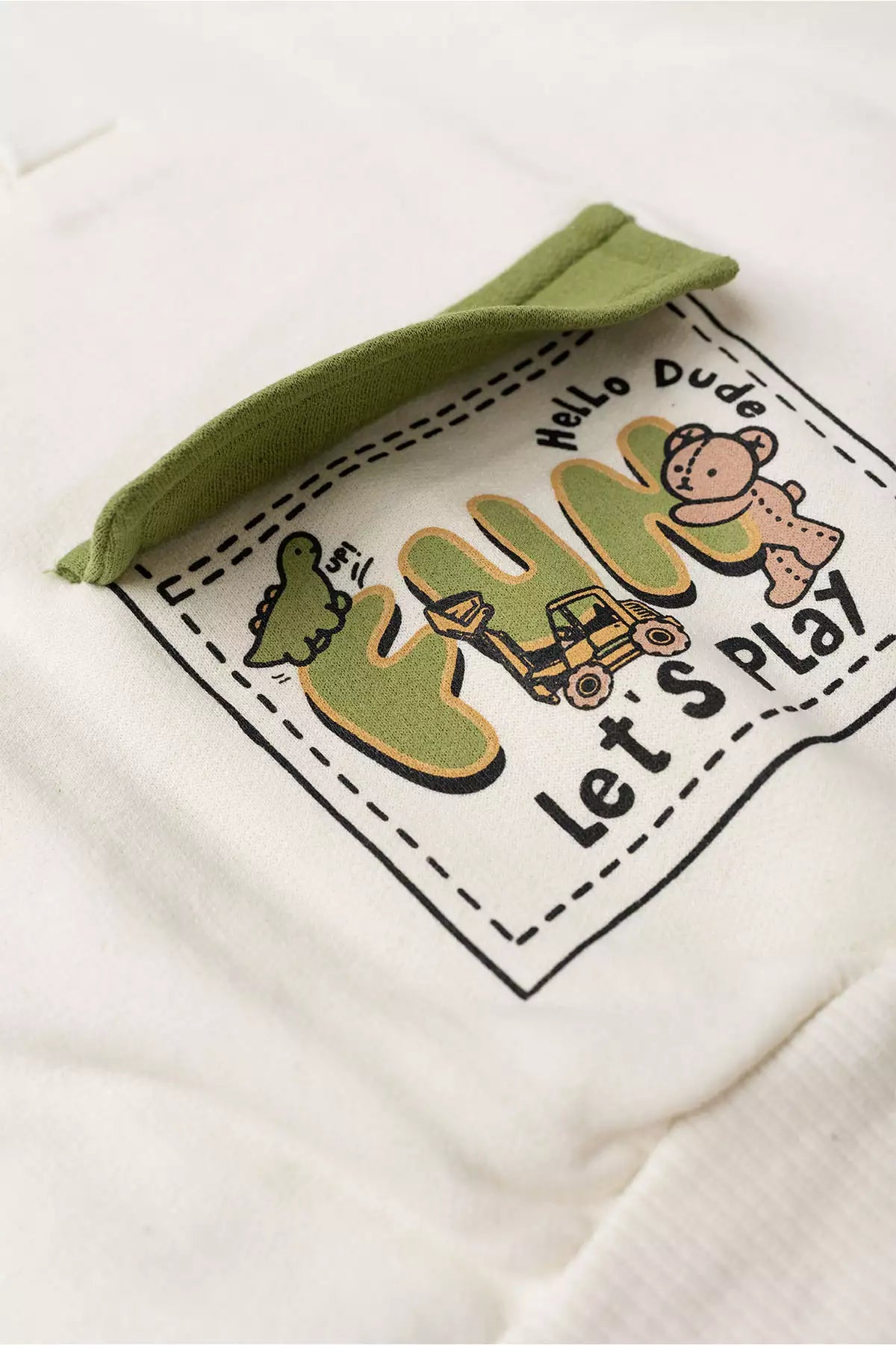 Conjunto Infantil Menino Let’s Play Marfim