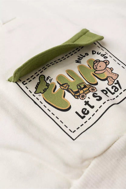 Conjunto Infantil Menino Let’s Play Marfim
