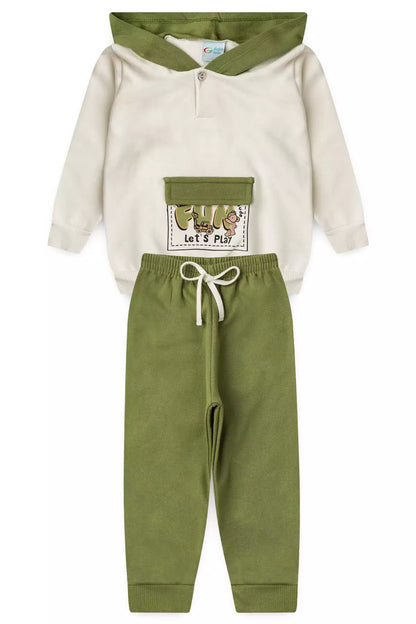 Conjunto Infantil Menino Let’s Play Marfim