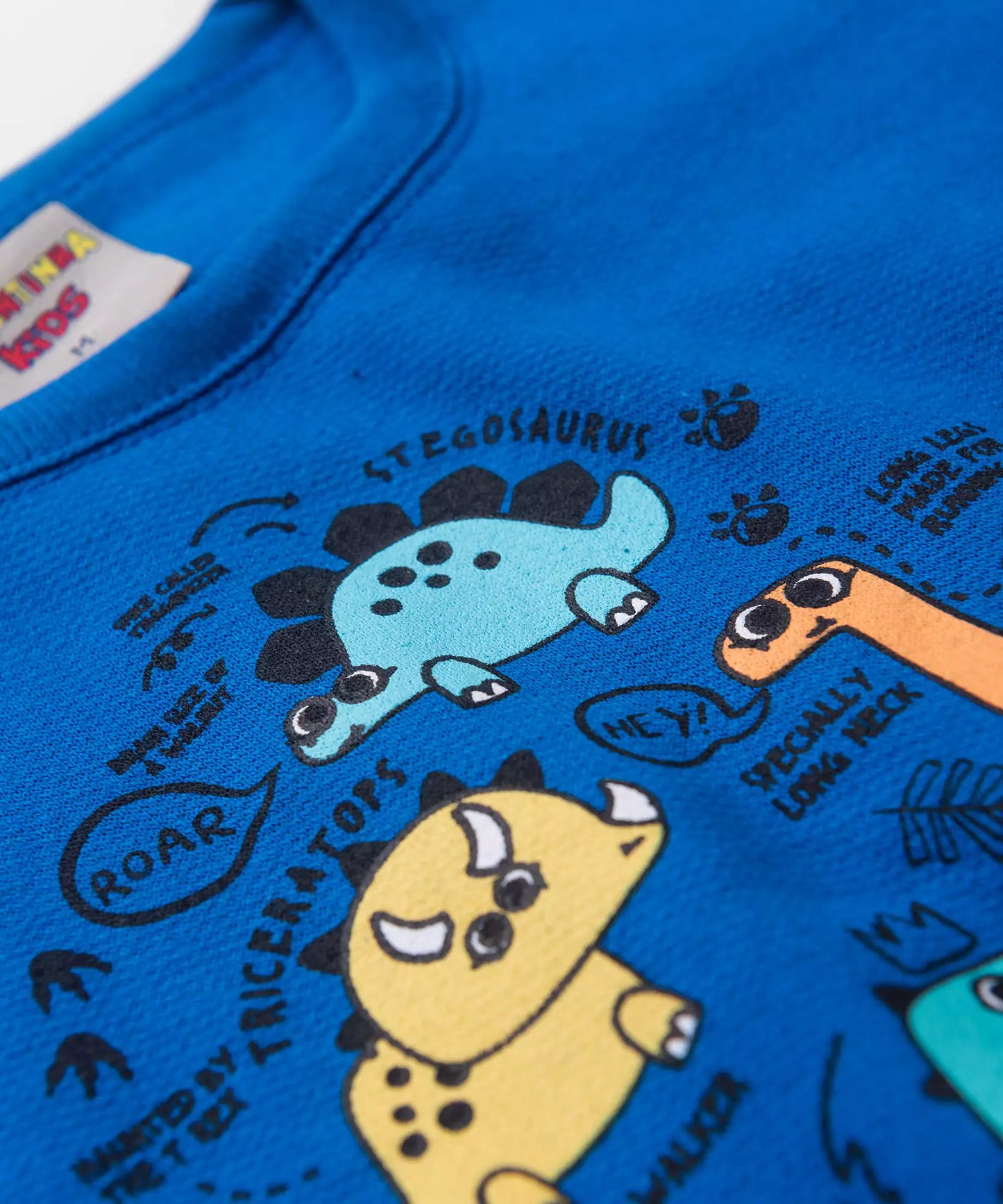 Conjunto Longo para Bebê Menino Dino Marinho
