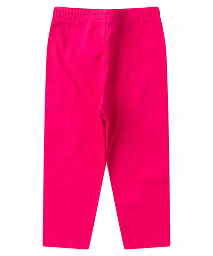 Conjunto Meia Estação para Menina Esquilo Rosa