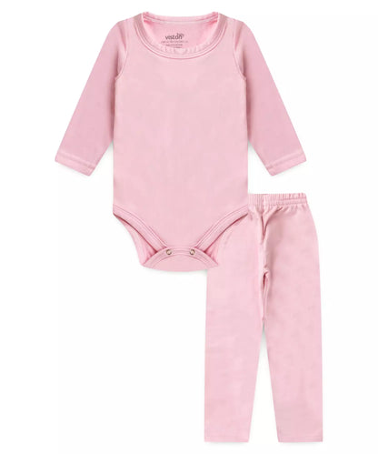 Conjunto Térmico para Bebê Menina Básico Rosa