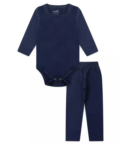 Conjunto Térmico para Bebê Menino Básico Marinho