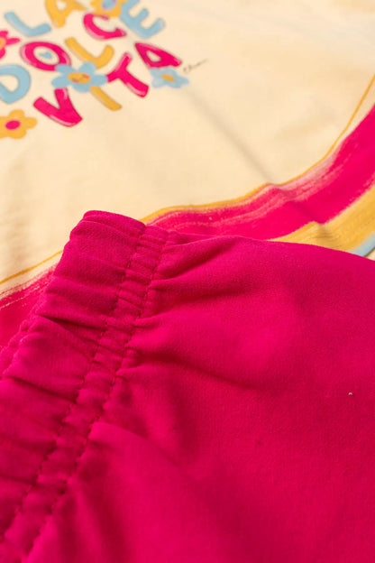 Conjunto Verão para Menina Doce Amarelo