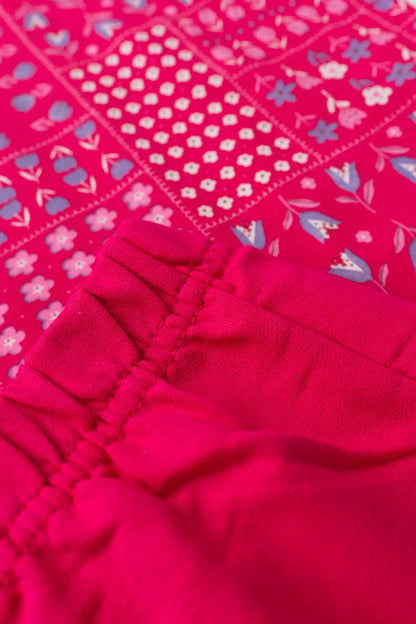 Conjunto Verão para Menina Jardim Divertido Pink