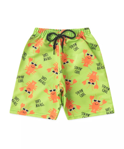 Conjunto de Verão para Menino Lagosta Branco
