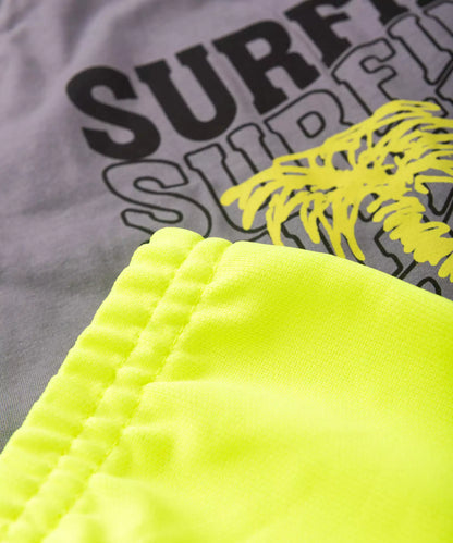 Conjunto Curto Infantil Masculino Surf Chumbo