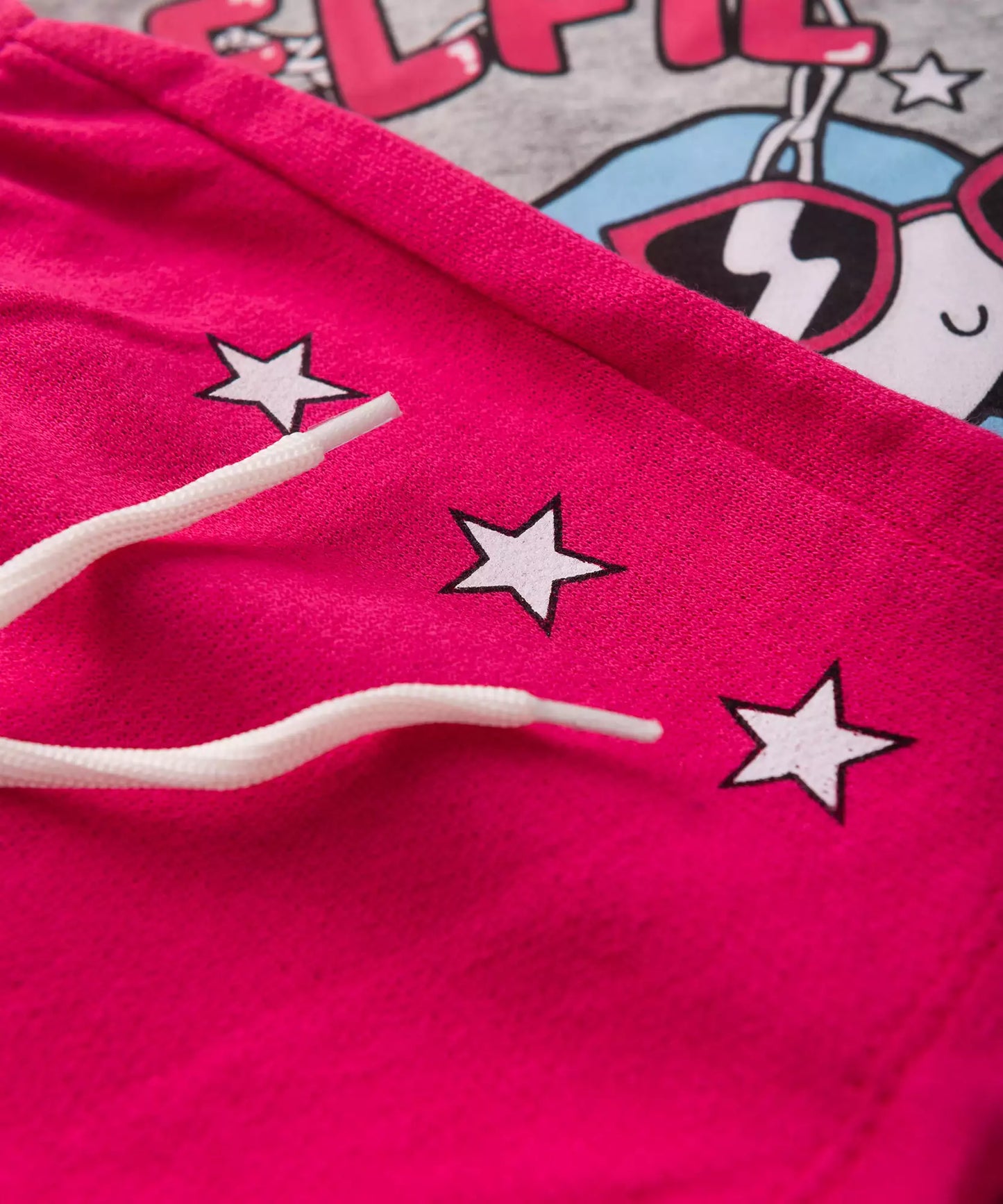 Conjunto Curto para Menina Baleia Mescla