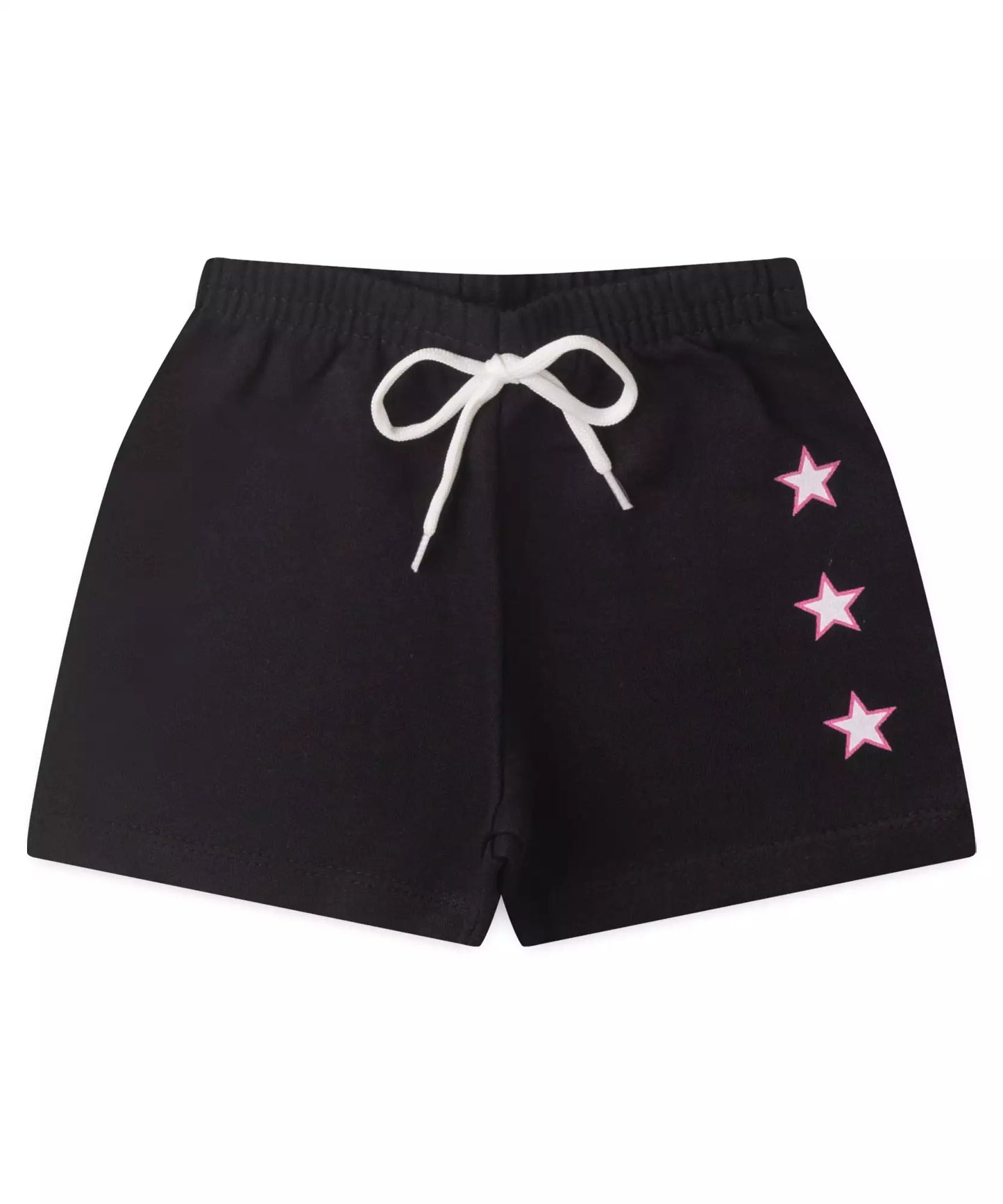 Conjunto Curto para Menina Baleia Rosa