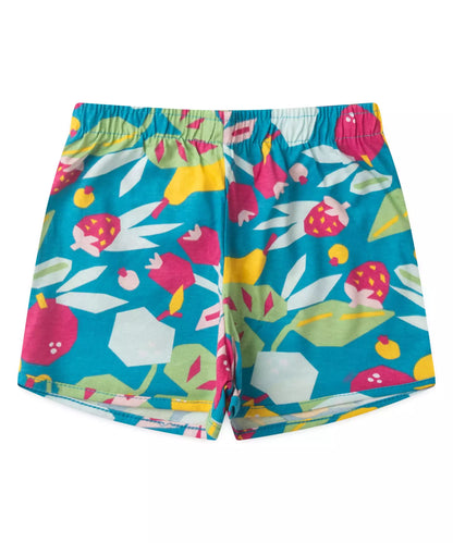 Conjunto de Verão Infantil Feminino Frutal Branco
