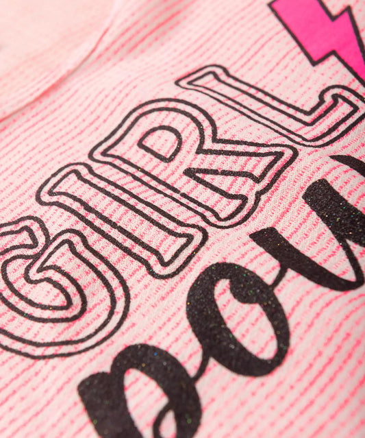 Conjunto de Verão Infantil Feminino Girls Pink Neon
