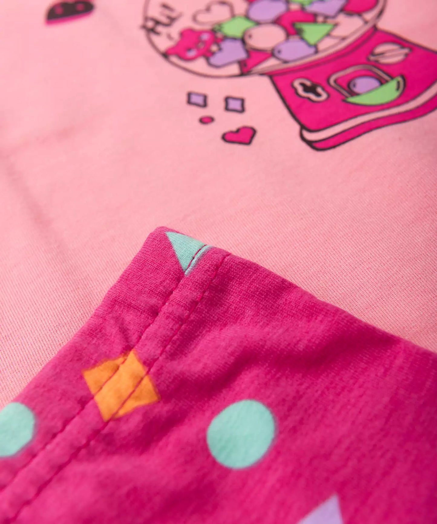 Conjunto de Verão para Menina Bubble Gun Rosa
