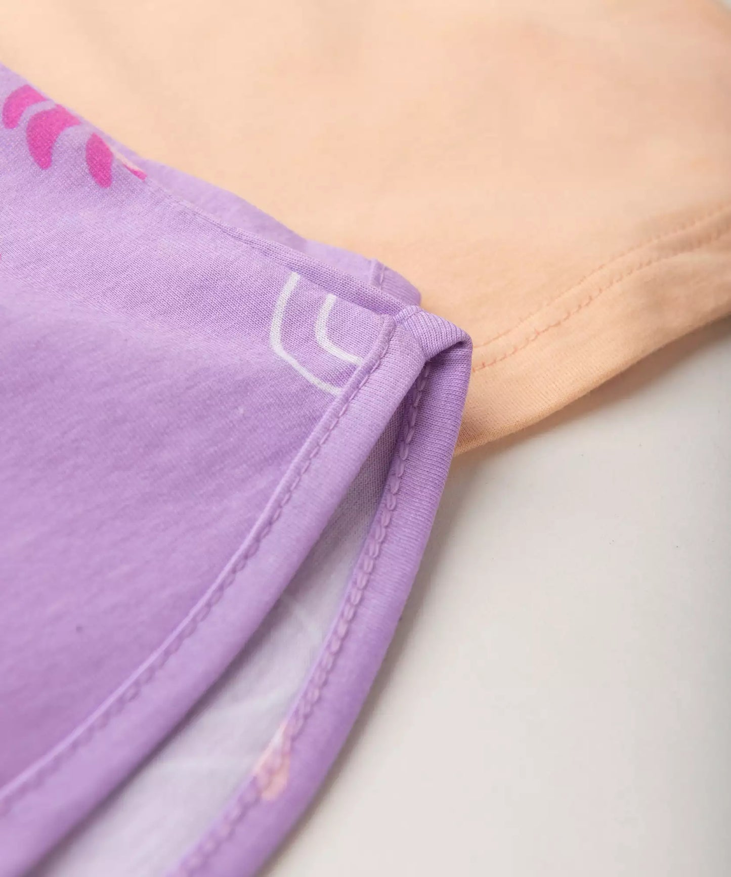 Conjunto de Verão para Menina Tartaruga Salmão