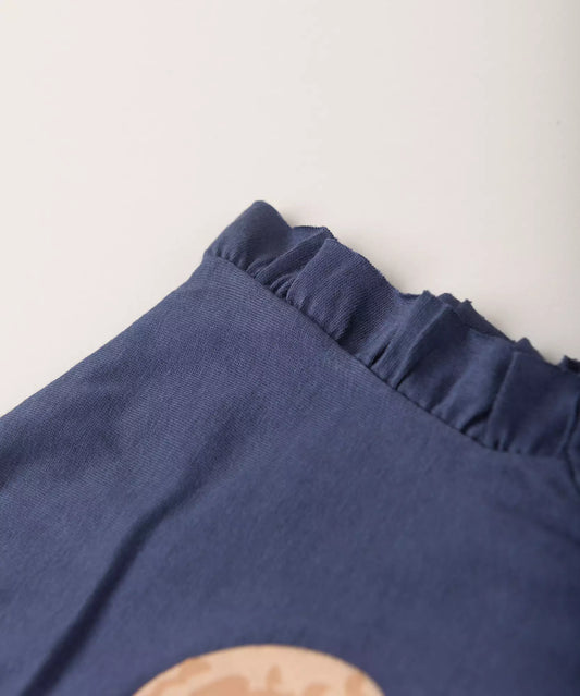 Conjunto de Verão para Menina Ursinho Azul