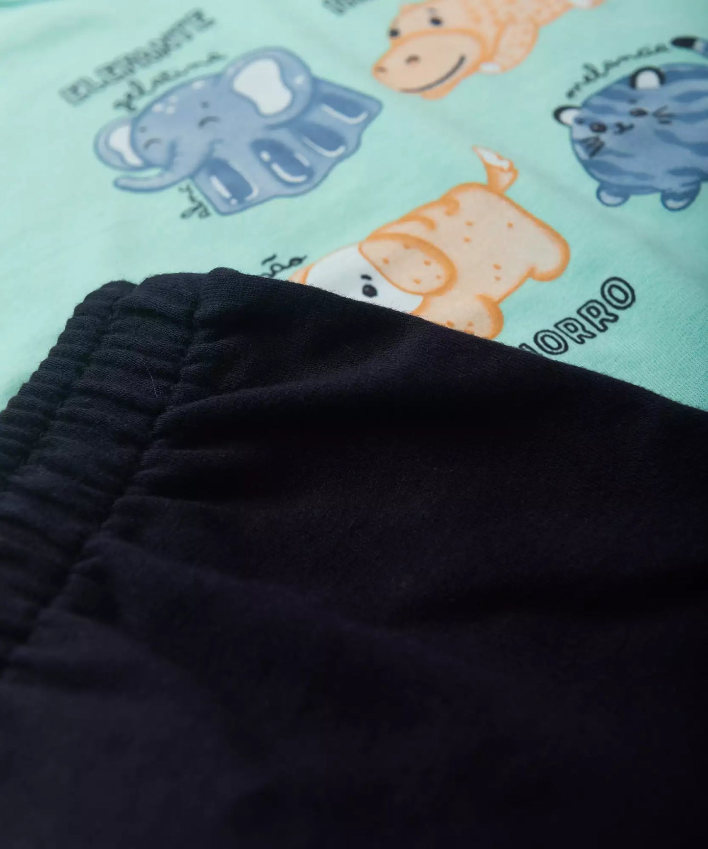 Conjunto de Verão para Menino Animaizinhos Verde