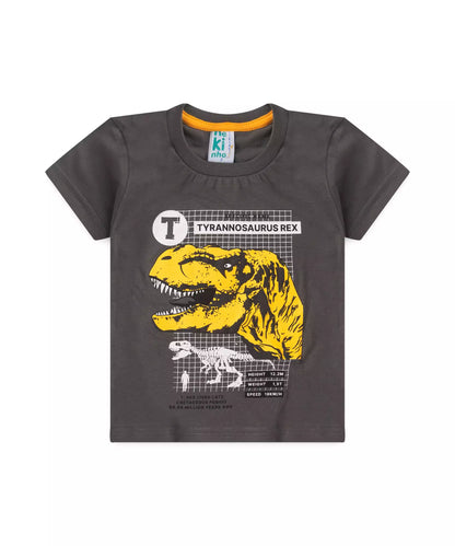 Conjunto de Verão para Menino Dino Chumbo