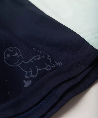 Conjunto de Verão para Menino Dino em Verde