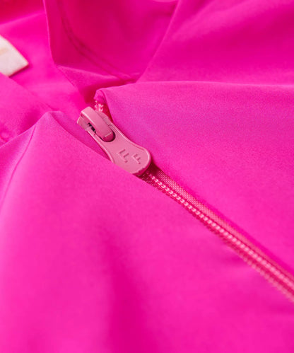 Jaqueta Corta Vento Infantil Feminina Básica Pink
