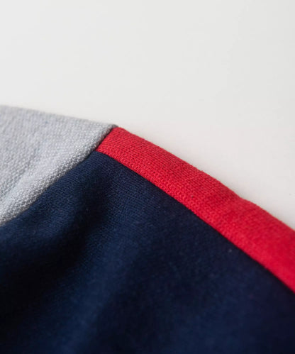 Jaqueta de Inverno Infantil Masculina Estampada Marinho