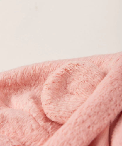 Jaqueta de Inverno para Bebê Menina Peluciada Rosa