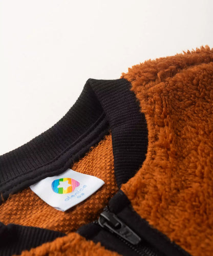 Jaqueta de Inverno para Menino Peluciada Marrom