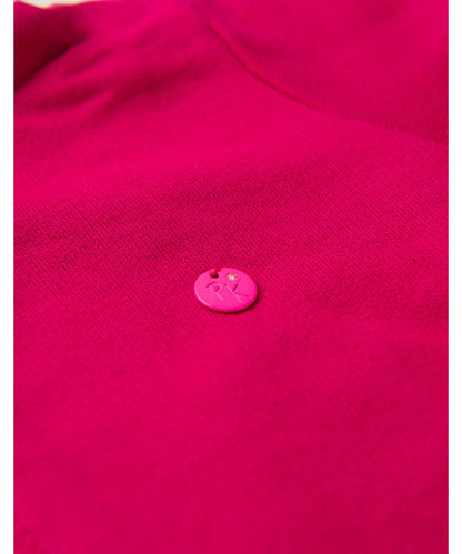 Jaqueta de Moletom Infantil Feminina Básica Pink
