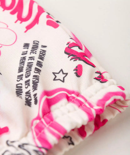 Jaqueta de Moletom Infantil Feminina Ursinho Pink